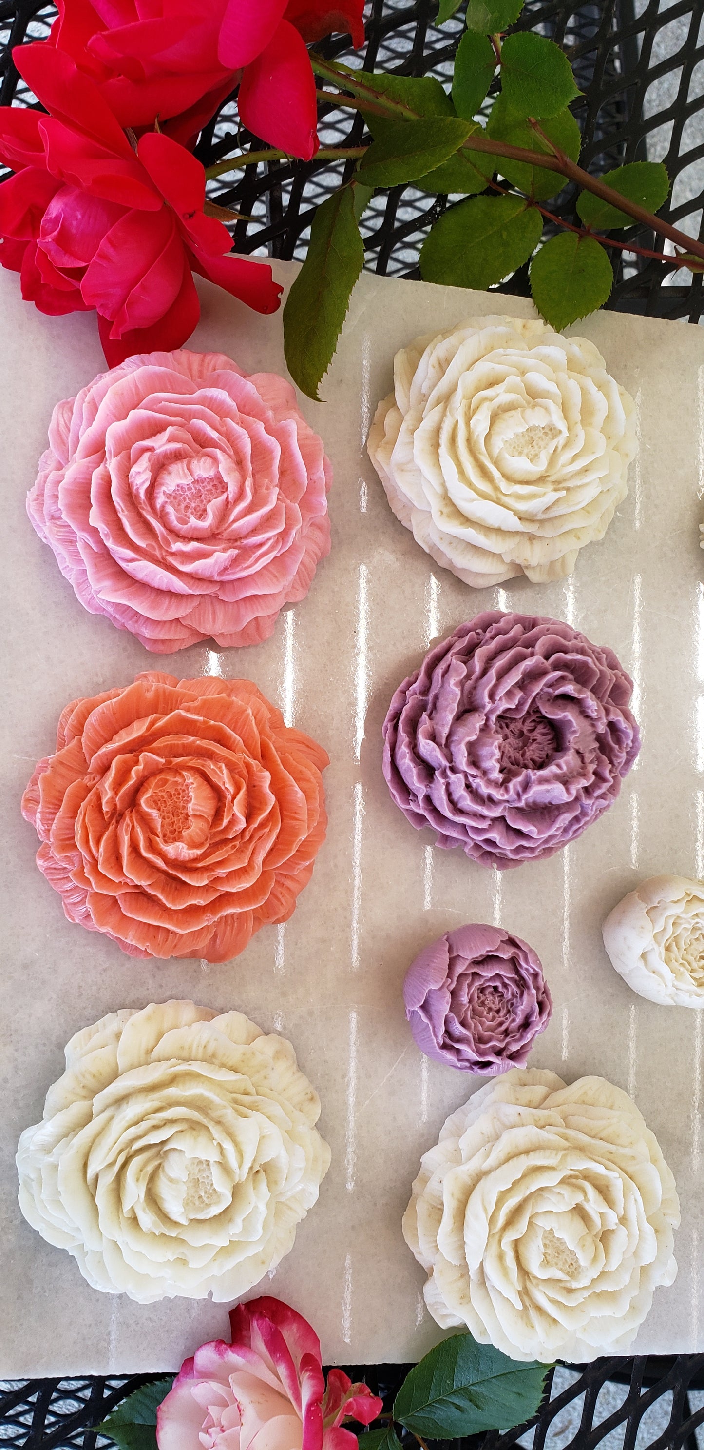 One Medium Floral Soap