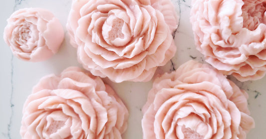 One Large Floral Soap